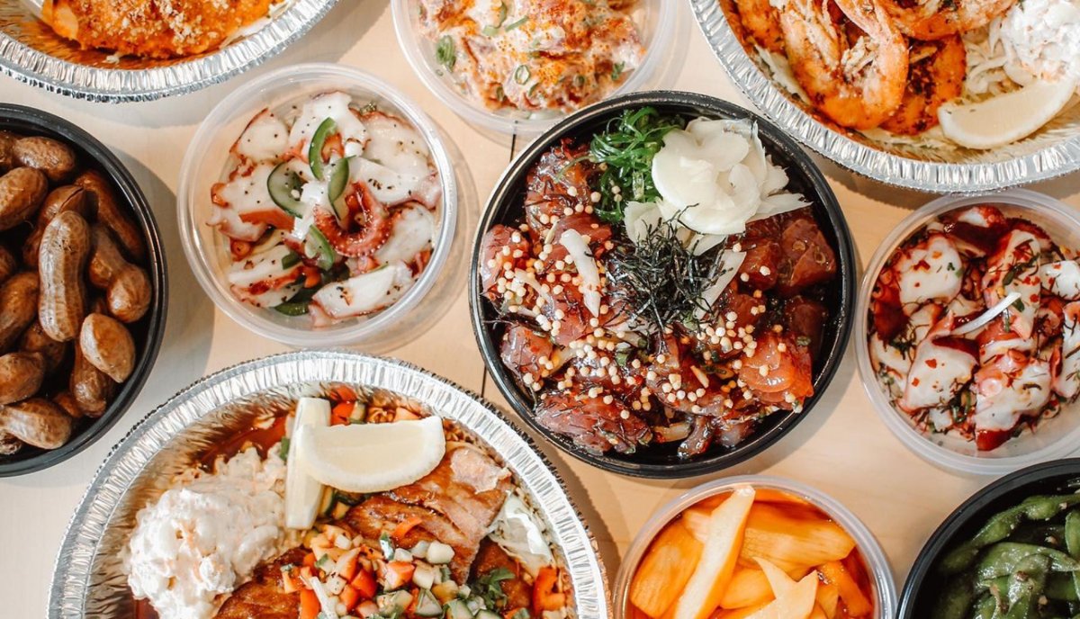 Poke dishes from Paradise Poke Hawaii – Nuuanu